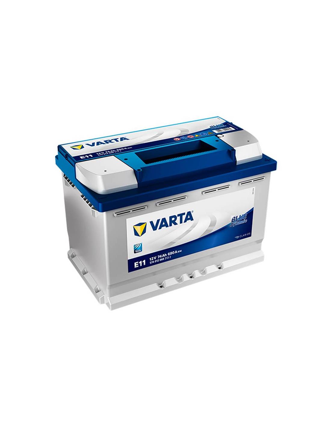 Bateria Varta E11 12v 74Ah 680a de segunda mano por 85 EUR en Getafe en  WALLAPOP, varta e11 